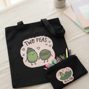 Pea-fect Sibling Tote Set