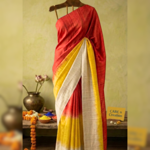 Tasar Tie n Dye Sarees - HOLI - PALASH