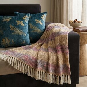 Throw Blanket - PASTEL CHEVRON WHISPER