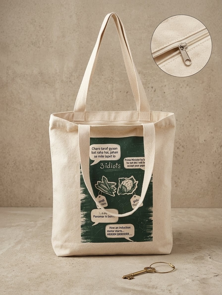 1000044355 Aal Izz Well Tote Bag