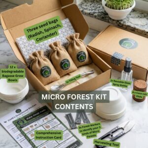 Micro Forest Kit – Easy. Fun. Sustainable. 🌿
