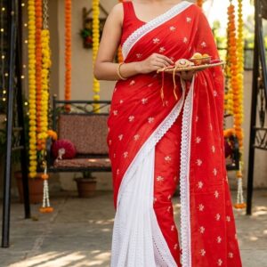 Mix And Match Hakoba "Shiuli" Saree